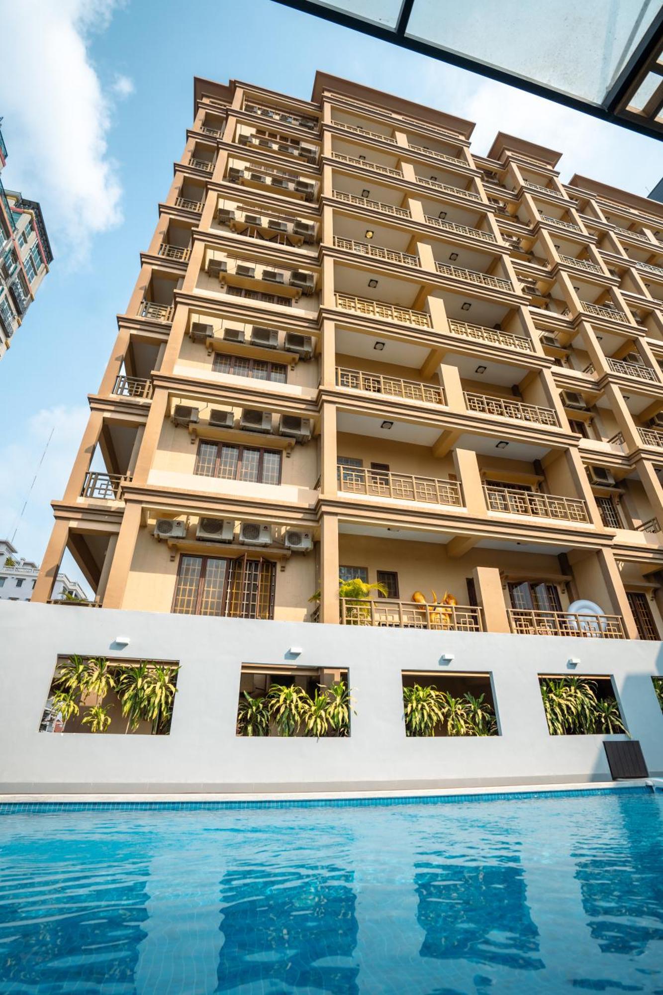 Hamptons Apartments Phnom Penh Exterior foto